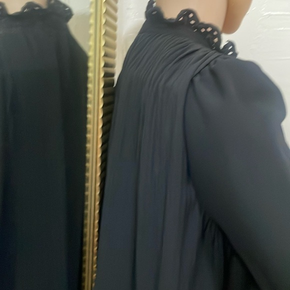 Se’zane Elegant mini Black Dress long sleeve - Picture 7 of 16